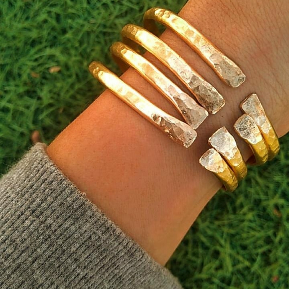 Brass bracelets - Picture 3 of 4